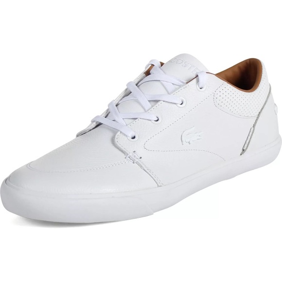 white sneakers for men lacoste